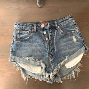 High waist shorts